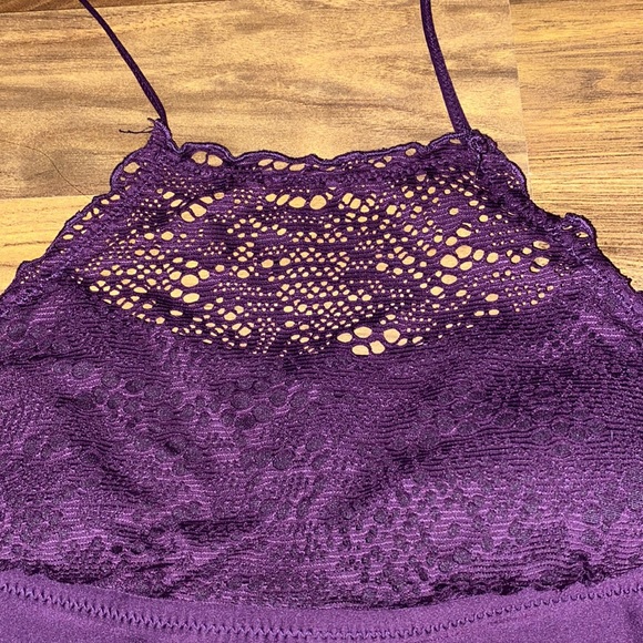 Purple bathing suite top - Picture 2 of 2